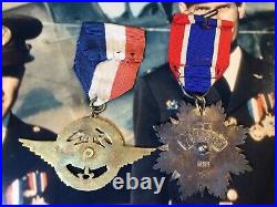 Wwii Rare Avg Flying Tigers Ace's Chinese Winged Star / Cloud & Banner Medal Lot